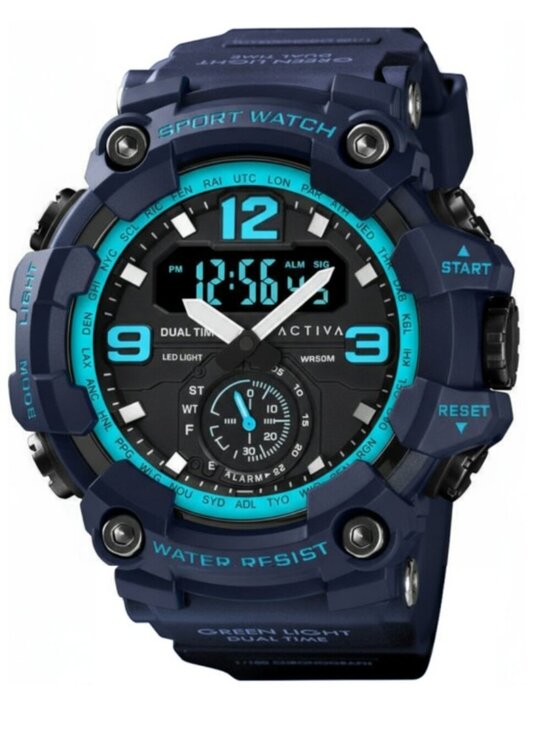 Invicta Other - Activa Vextron X Invicta Digital Men's Watch - 52mm, Blue (ACW1637-009)